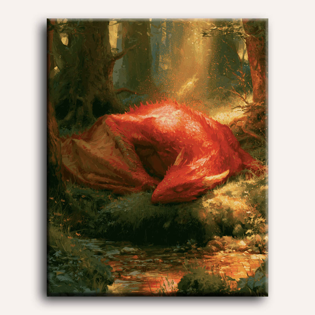 Sleeping Dragon | Paint by Numbers
