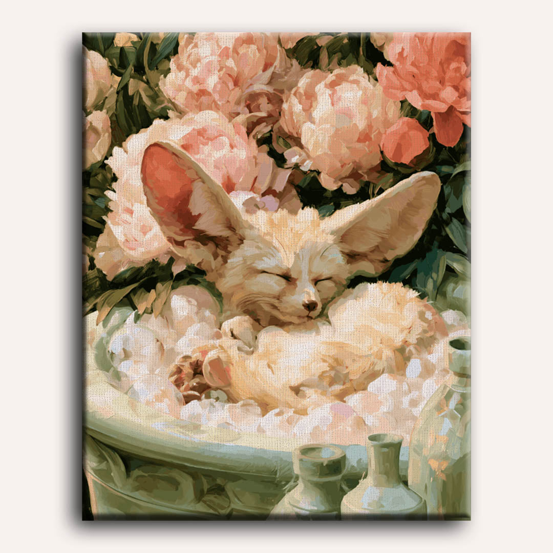 Dreaming Fennec | Paint by Numbers