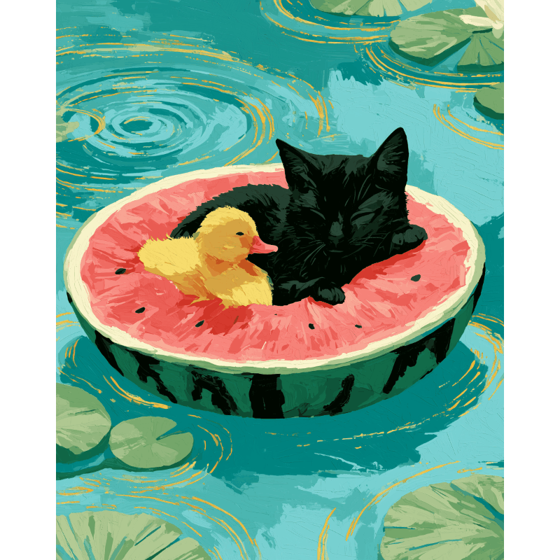 Watermelon Dreams | Paint by Numbers