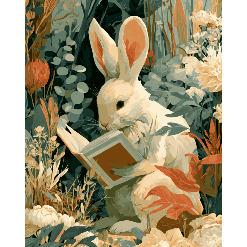 Hiding Reader | Paint by Numbers