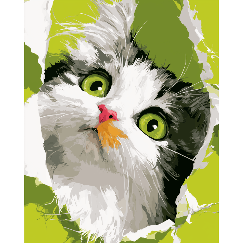 Emerald Eyes | Paint by Numbers