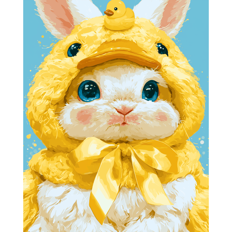 Kawaii Bunny | Paint by Numbers