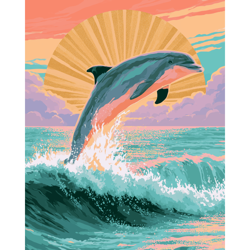 Joyful Splash | Paint by Numbers