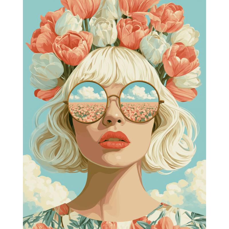 Glamorous Dream | Paint by Numbers
