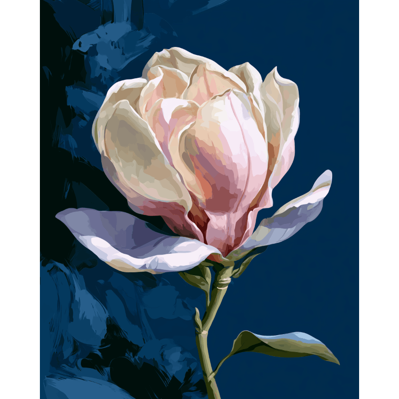 Magnolia at Night | Paint by Numbers