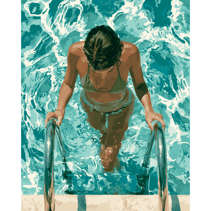 Out of Pool | Paint by Numbers