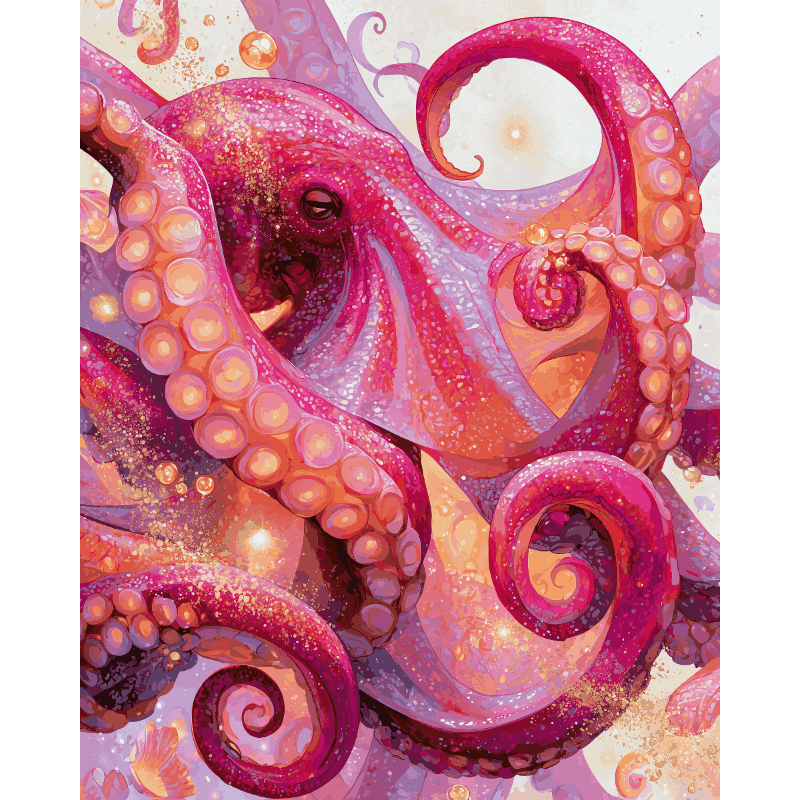 Enchanted Octopus | Paint by Numbers