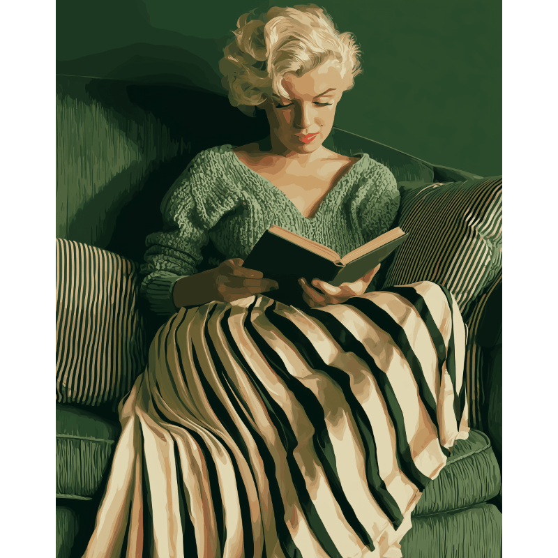 Reading Marilyn | Paint by Numbers