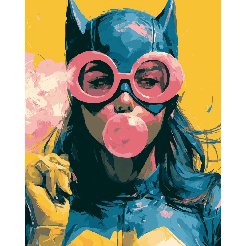 Bubblegum Hero | Paint by Numbers