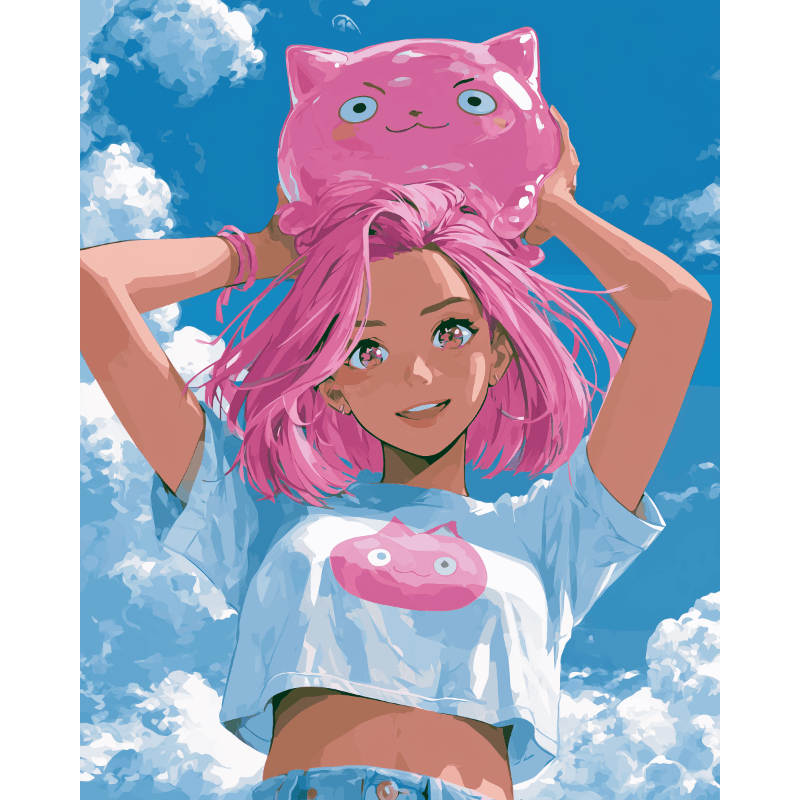 Pink Loading... | Paint by Numbers