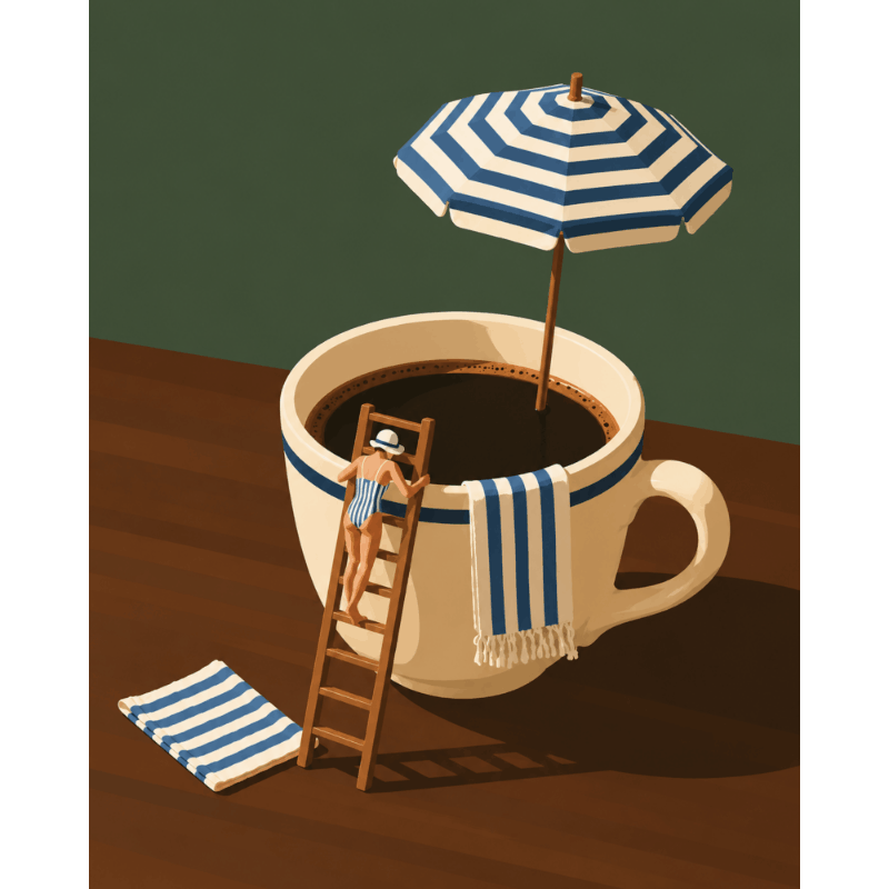 Coffee Break | Paint by Numbers