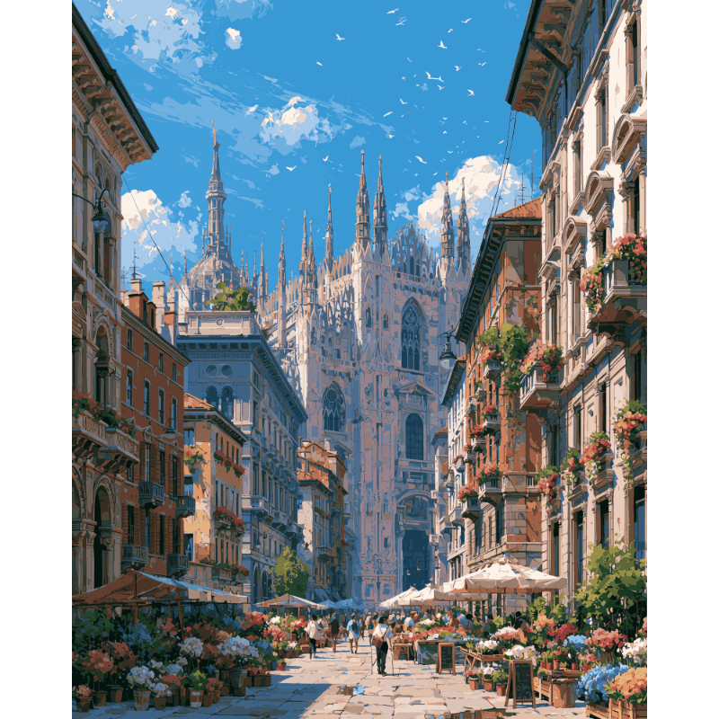 Milano Summer | Paint by Numbers