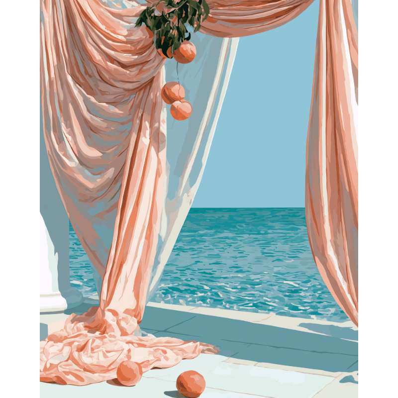 Peach Horizon | Paint by Numbers