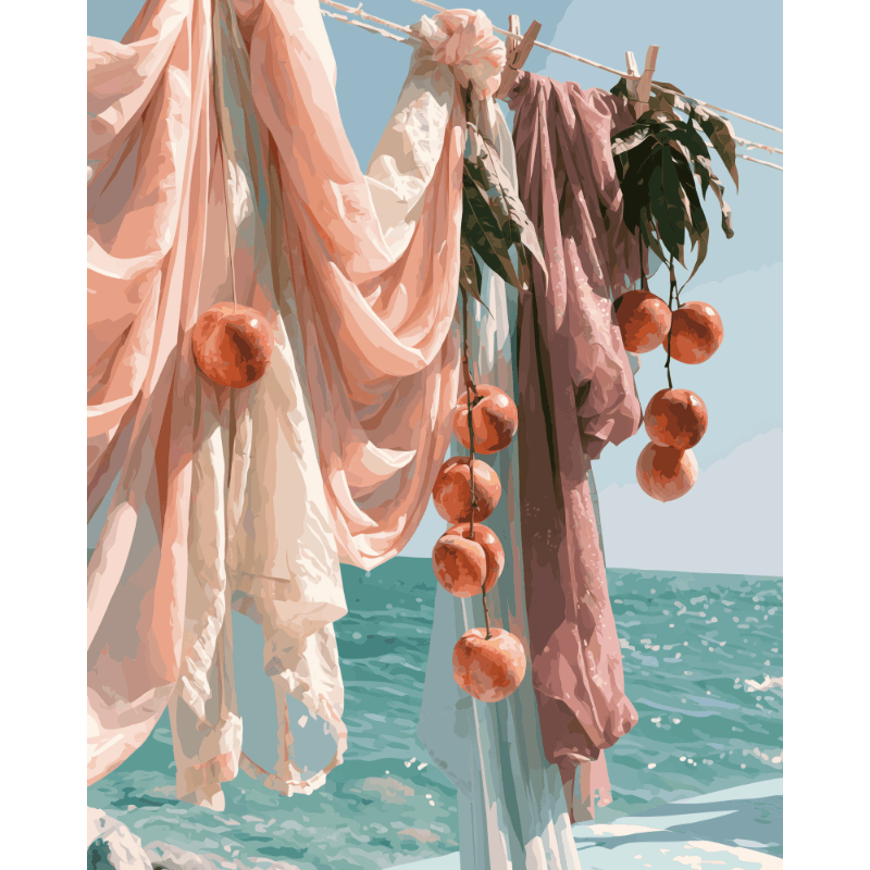 Peaches and Linen | Paint by Numbers