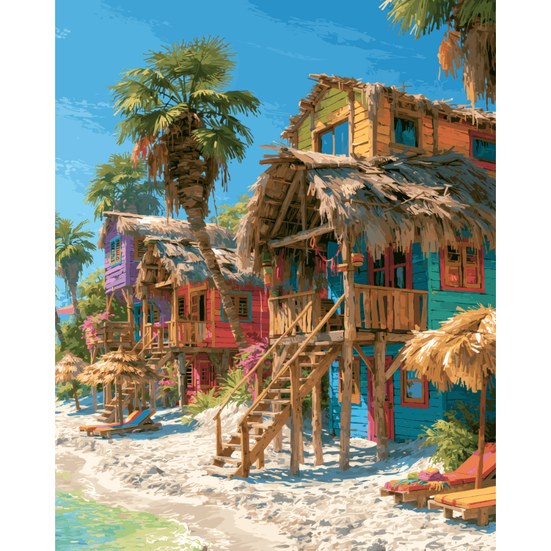 Baru Hideaway | Paint by Numbers