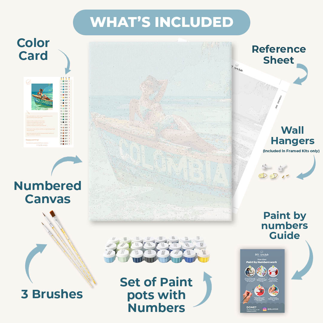 Baru Island Escape | Paint by Numbers