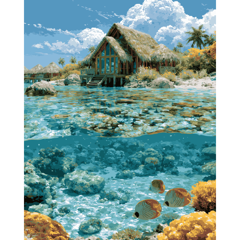 Caribbean Bliss | Paint by Numbers