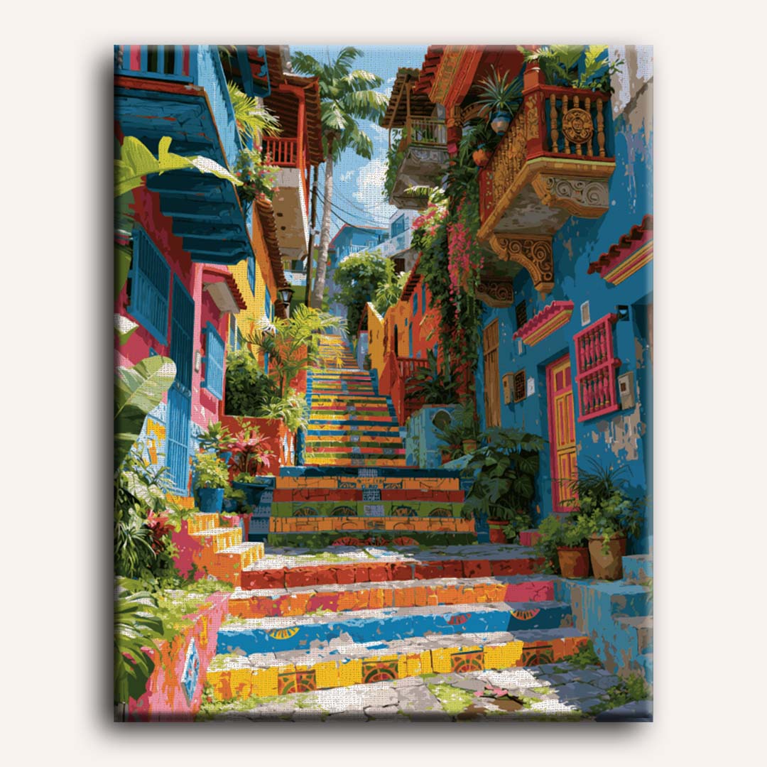 Colombian Alley | Paint by Numbers