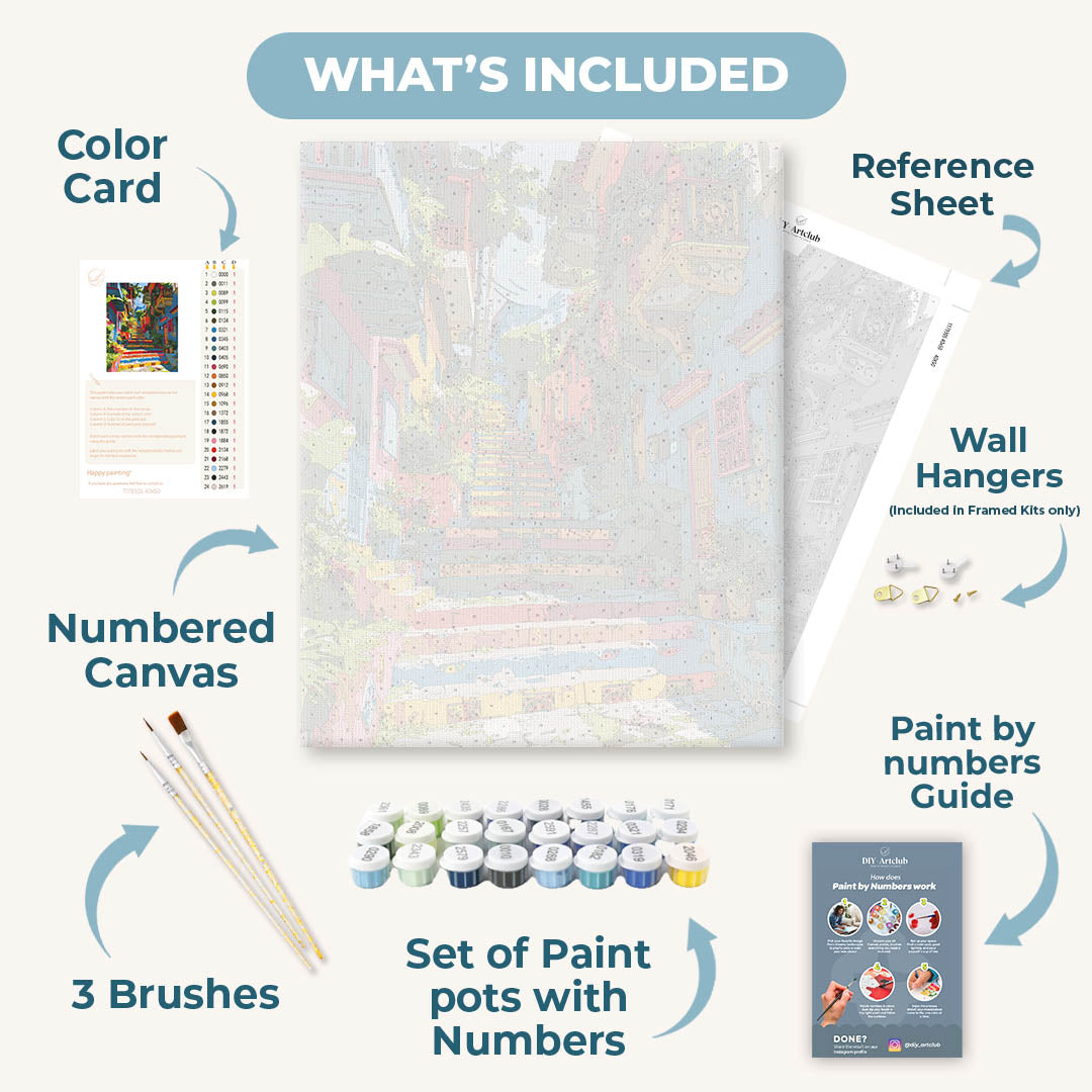 Colombian Alley | Paint by Numbers