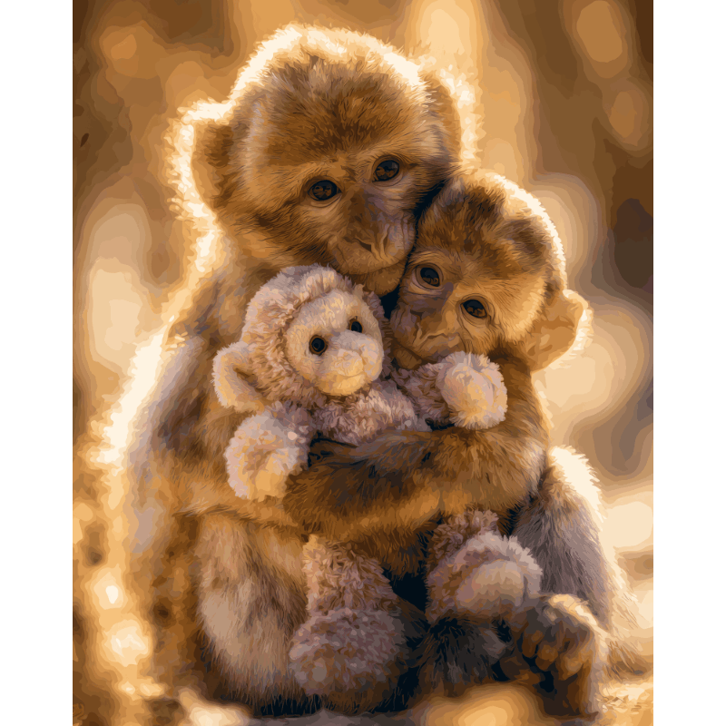 Family Cuddles | Paint by Numbers