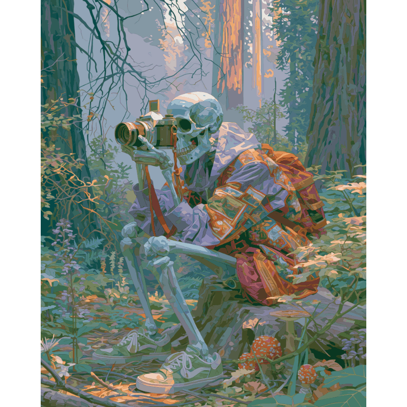 Forest Photographer | Paint by Numbers