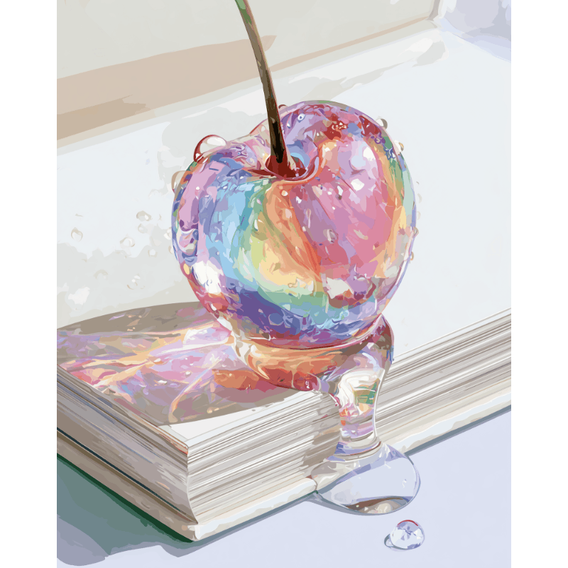Iridescent Cherry | Paint by Numbers