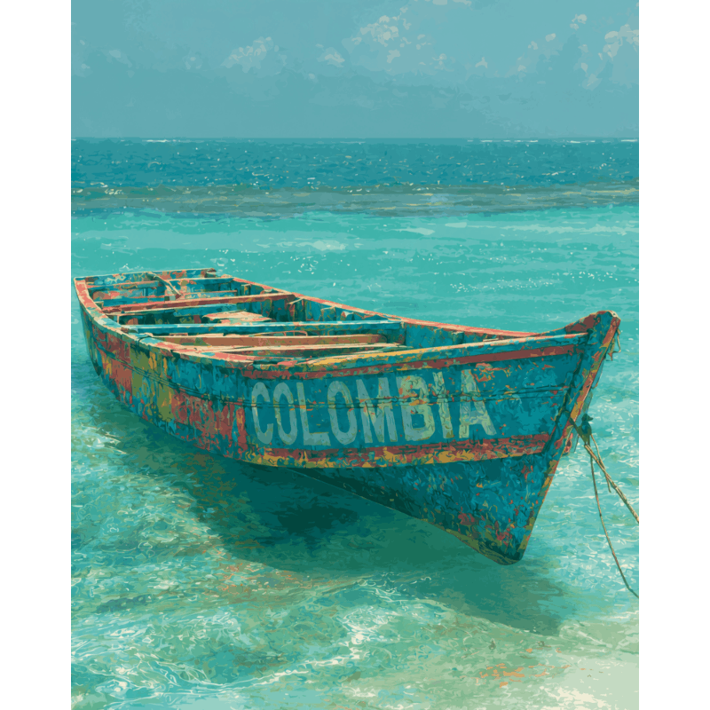 Islands of Colombia | Paint by Numbers