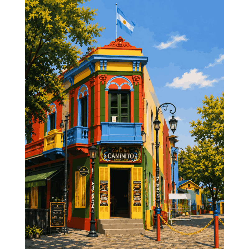 La Boca | Paint by Numbers