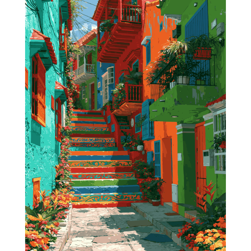 Near Medellin | Paint by Numbers