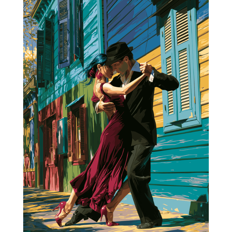 Tango in Buenos Aires | Paint by Numbers