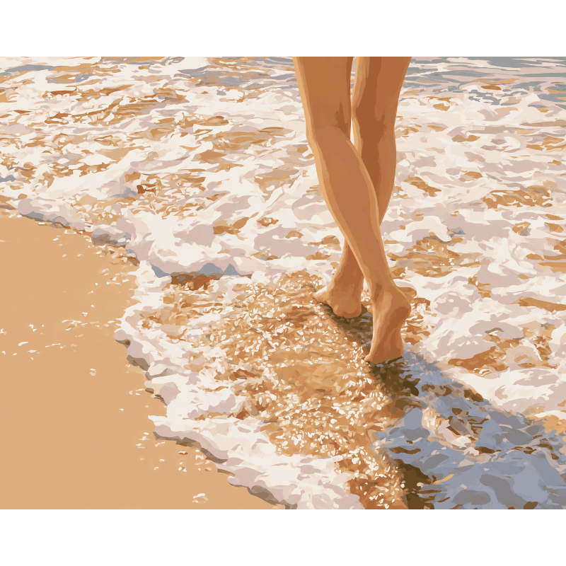 Barefoot Bliss | Paint by Numbers