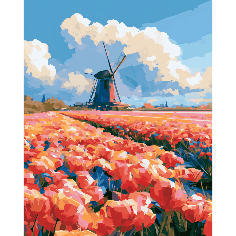Dutch Escape | Paint by Numbers
