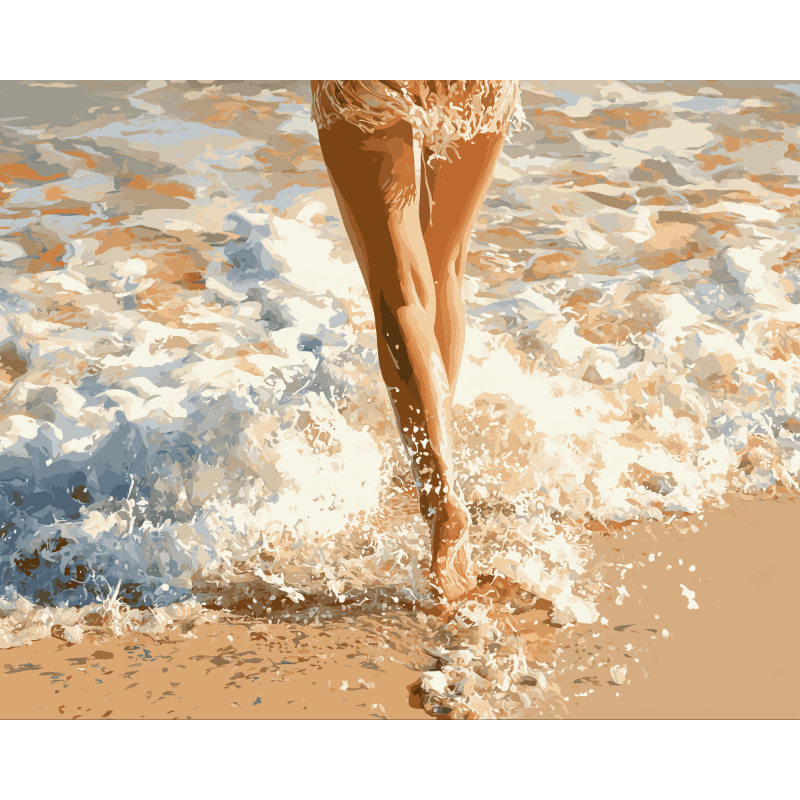 Golden Shore | Paint by Numbers