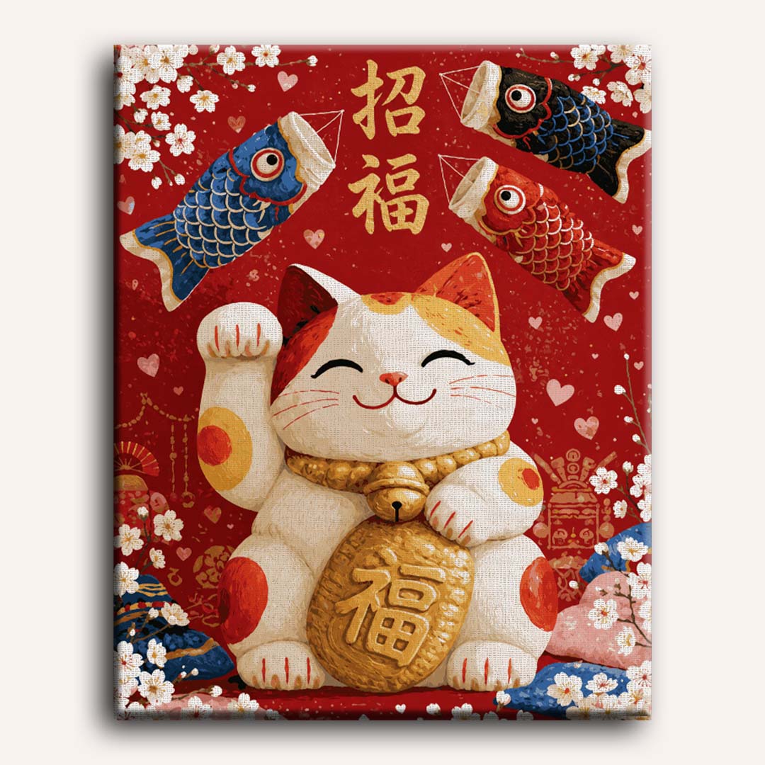 Maneki Neko Fortune | Paint by Numbers
