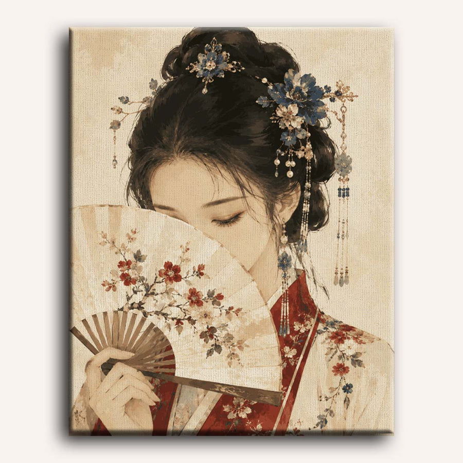 The Hidden Smile | Paint by Numbers