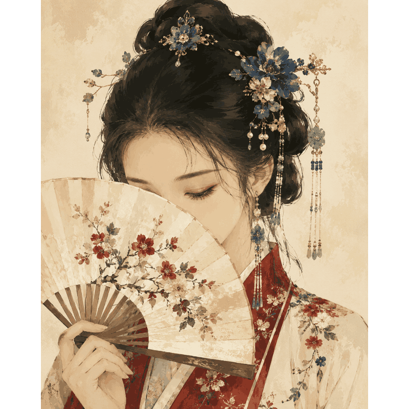 The Hidden Smile | Paint by Numbers