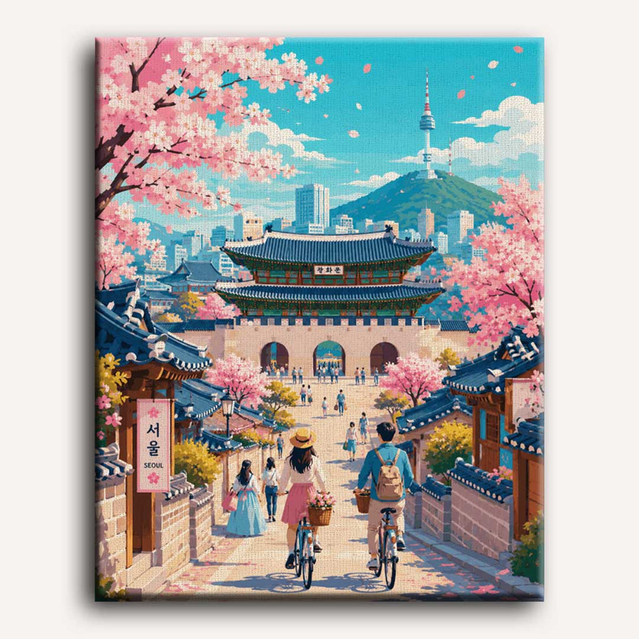 Seoul in Bloom | Paint by Numbers