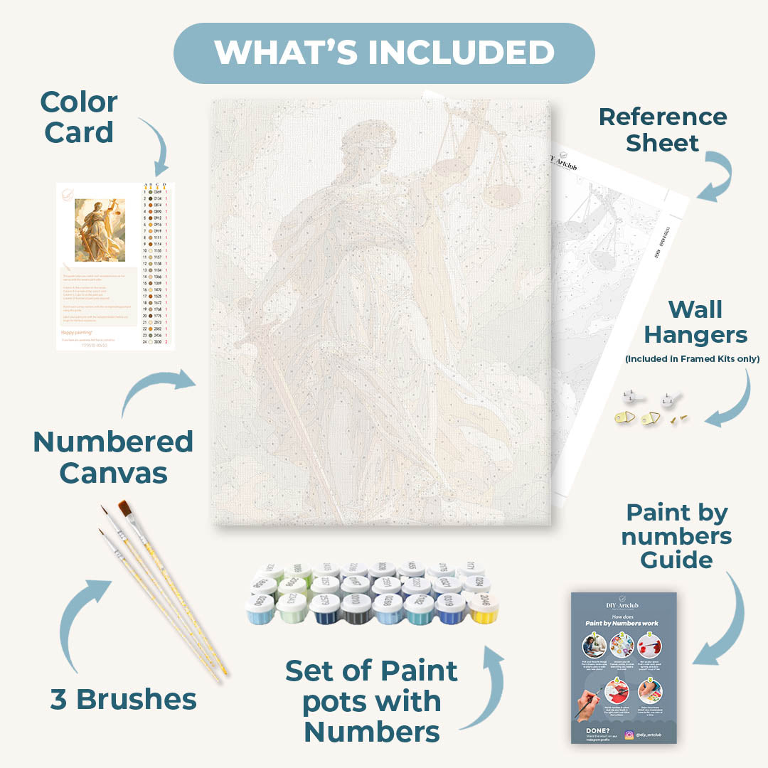 Lady Justice | Paint by Numbers
