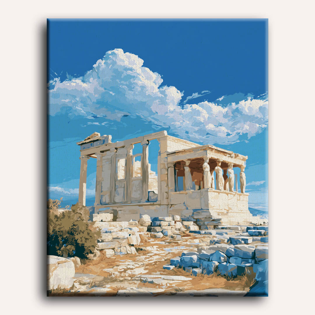 Caryatids in Light | Paint by Numbers