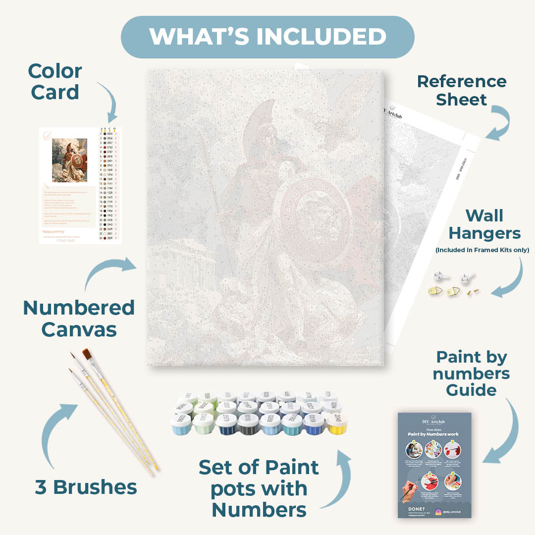Majestic Athena | Paint by Numbers