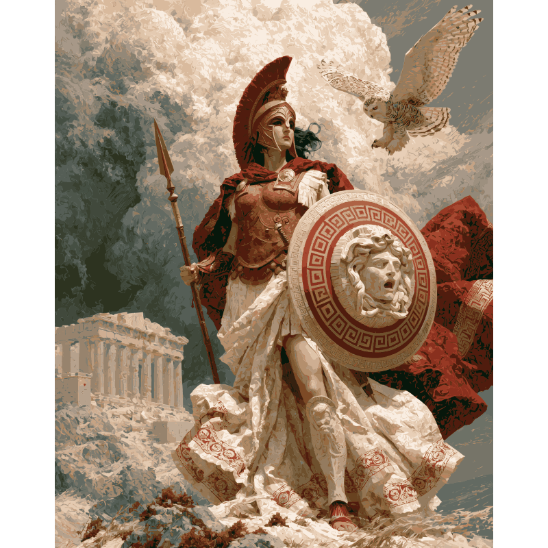 Majestic Athena | Paint by Numbers
