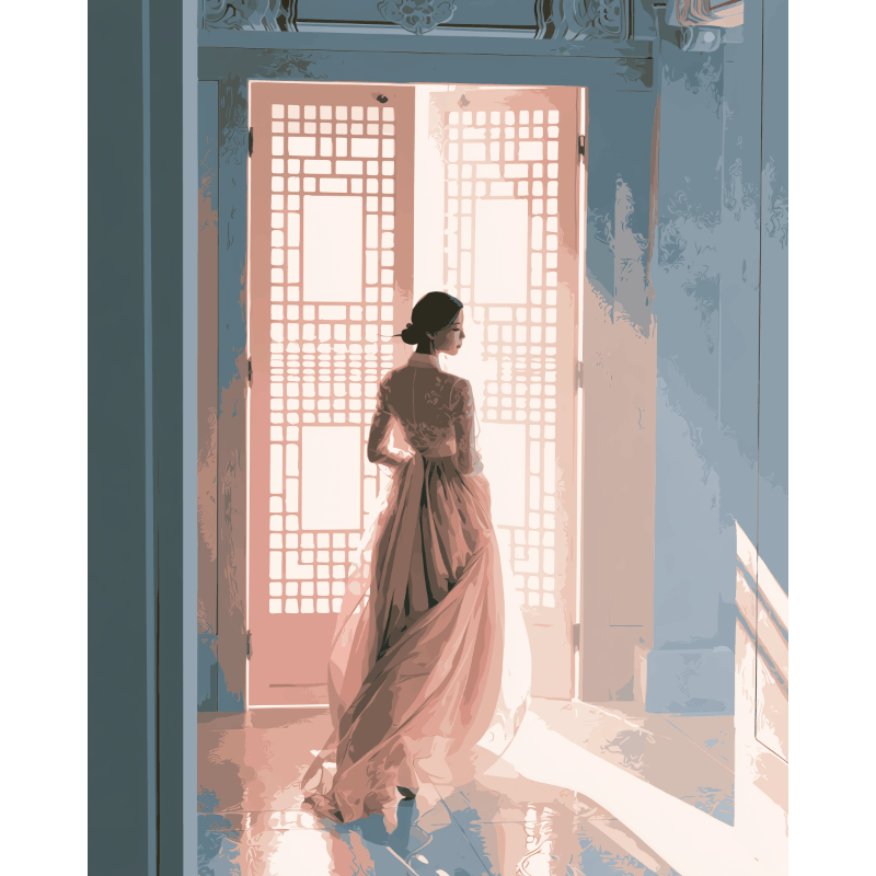 Korean Grace | Paint by Numbers