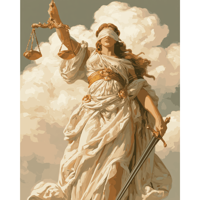 Themis on Duty | Paint by Numbers
