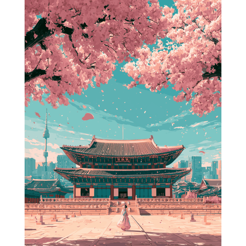 Palace of Petals | Paint by Numbers