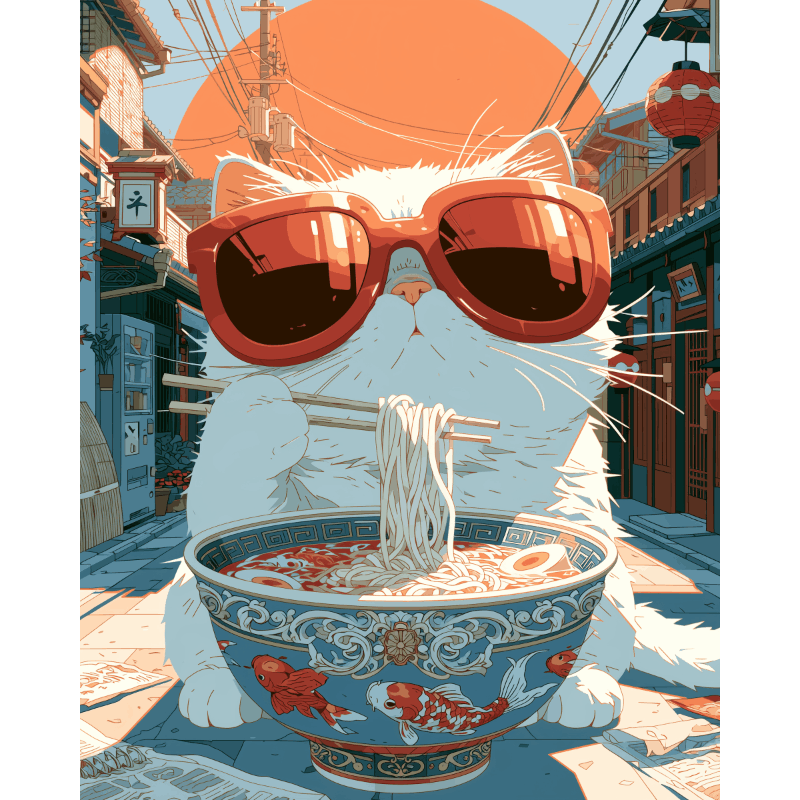 Ramen Vibes | Paint by Numbers