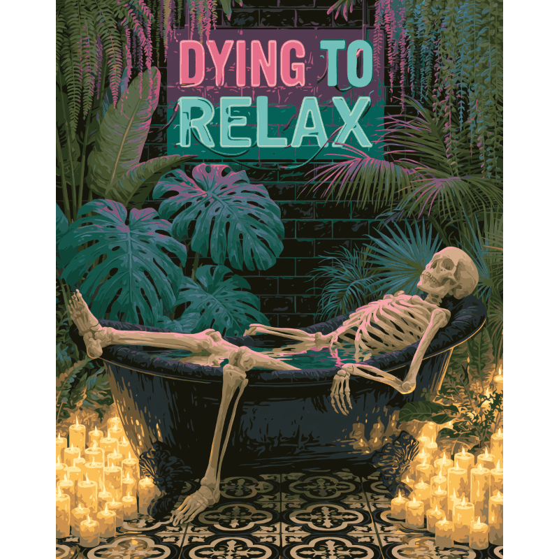 Chillin' to Death | Paint by Numbers
