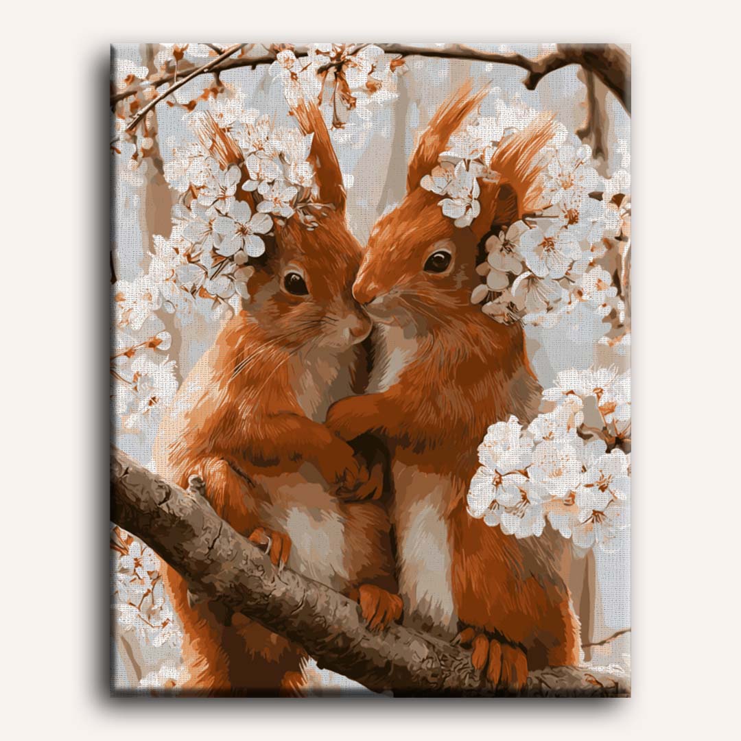 Blossom Cuddles | Paint by Numbers