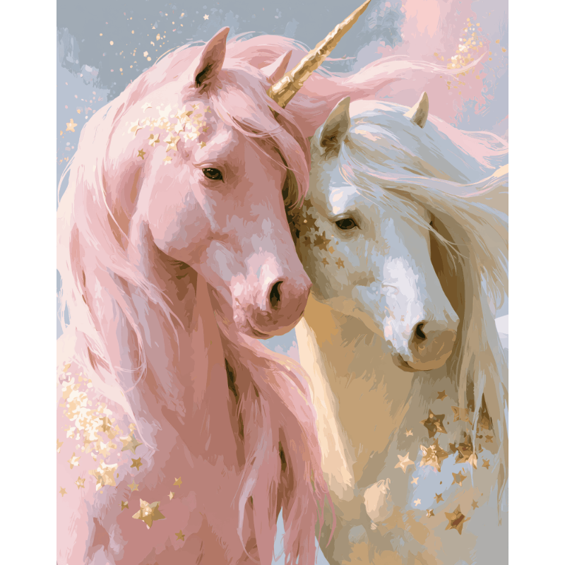 Celestial Unicorns | Paint by Numbers