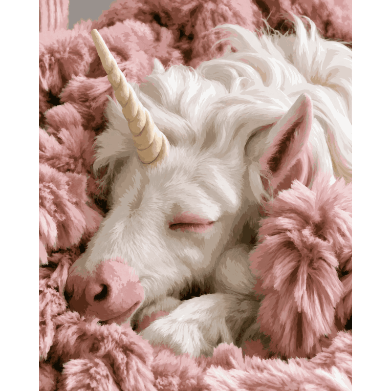 Dreaming Unicorn | Paint by Numbers