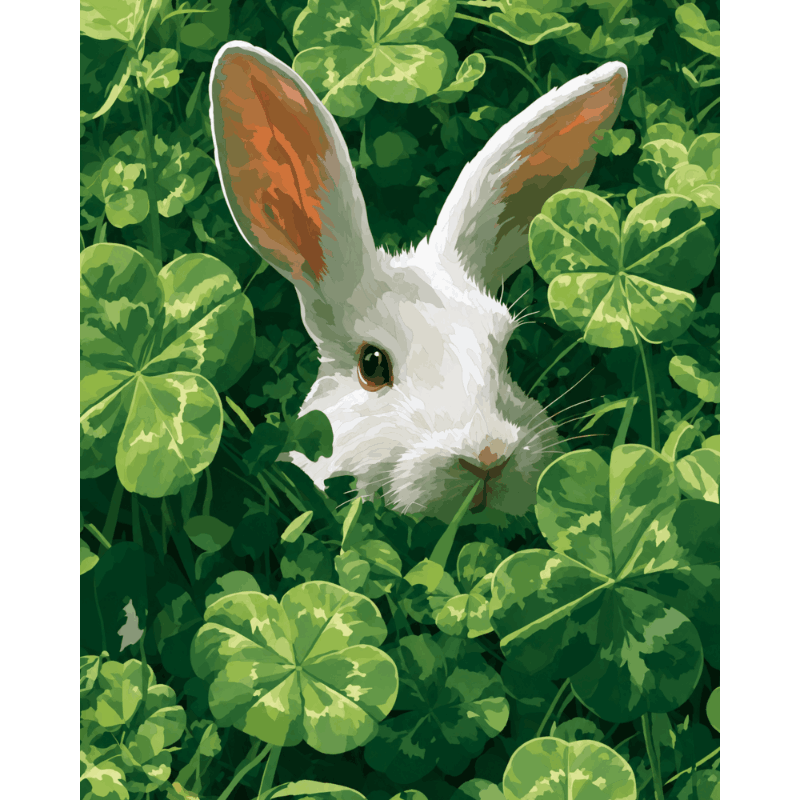 Lucky Bunny | Paint by Numbers